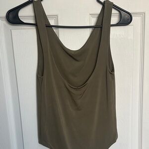 Olive Green Low Back One Piece Top